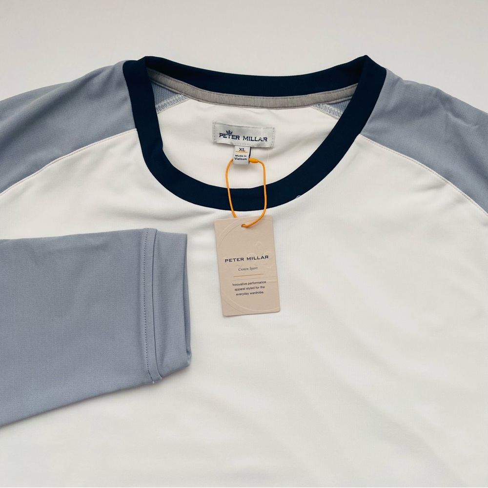 Peter Millar Cradle Performance Crewneck XL White